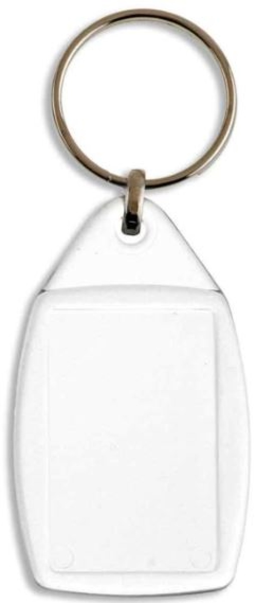 Chaveiro Acrilico CR-40 Retangular Com 2 Faces
