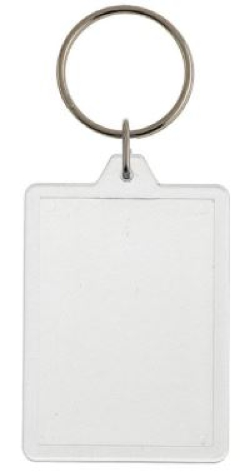 Chaveiro Acrilico CR-50 Retangular Com 2 Faces
