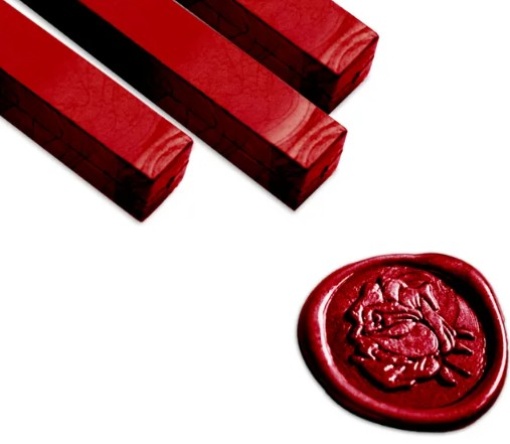 Lacre Vermelho Paus Finos Cx.24un