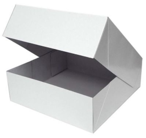 Caixa Para Bolos Cartolina Branca 21x17x7cm 200un