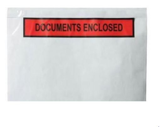 Envelope Packing List Auto-Adesivo 228x120mm (DL) Neutro Cx.1000