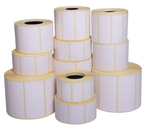 Etiqueta PP Branco 10x10mm T40 Rolo C/7500uni