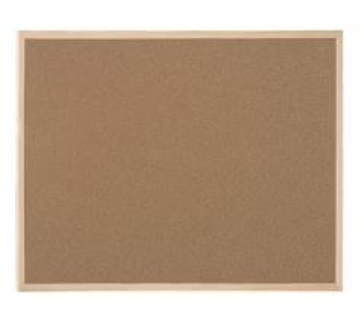Quadro Cortiça 900x600 Aro Madeira Bi-Office (Softboard Backside) 