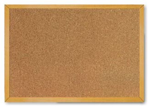 Quadro Cortiça 1200x900 Aro Madeira Bi-Office (Softboard Backside)