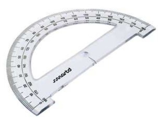 Transferidor Cristal Red Smart Office 180º  150mm