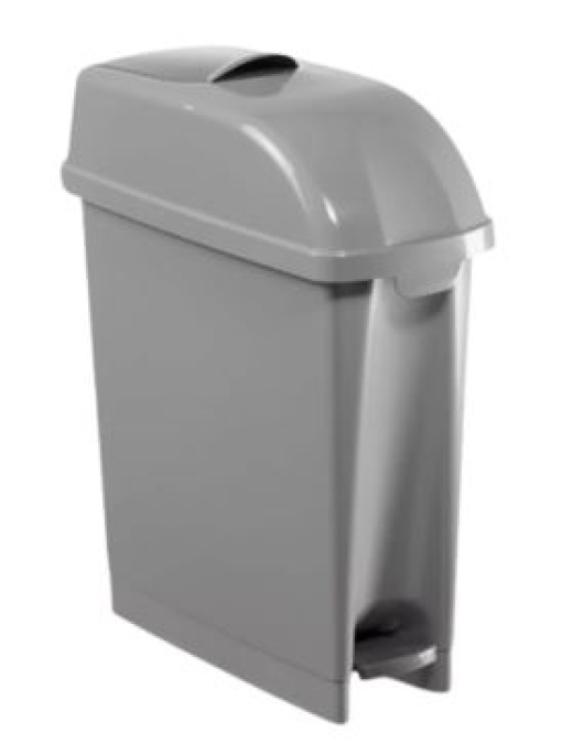 Contentor Higienico Elle Cinza 17L 