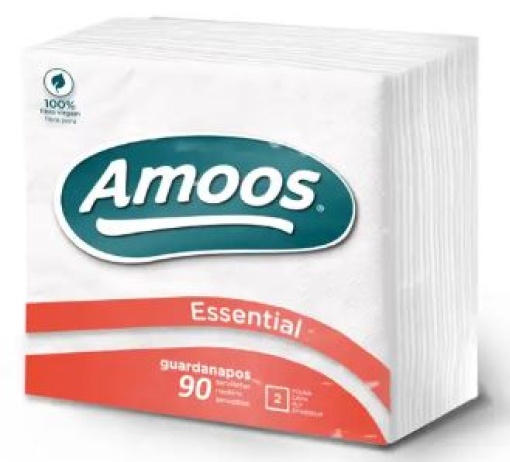 Guardanapo Amoos Essential 33x33 2f Mc. 90un