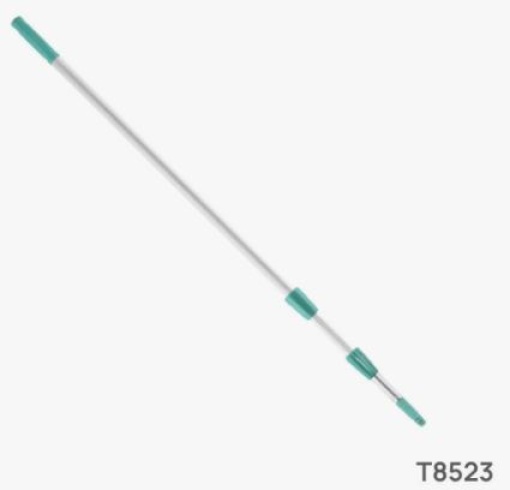 Cabo Alumínio Extensivel Até 9m TTS C/Furo e Adaptador P/Rosca