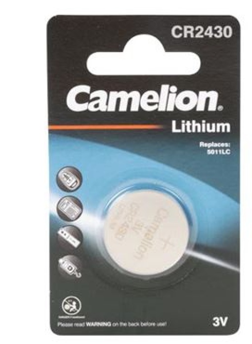 Pilhas CR2430 Lithium 3V 280mAh