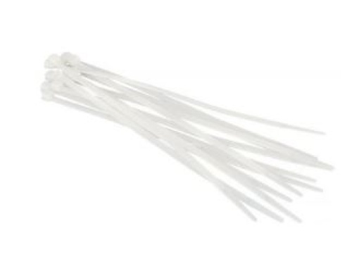 Abracadeira plastica (A x B) 200mmx4.6 Branco - 100uni