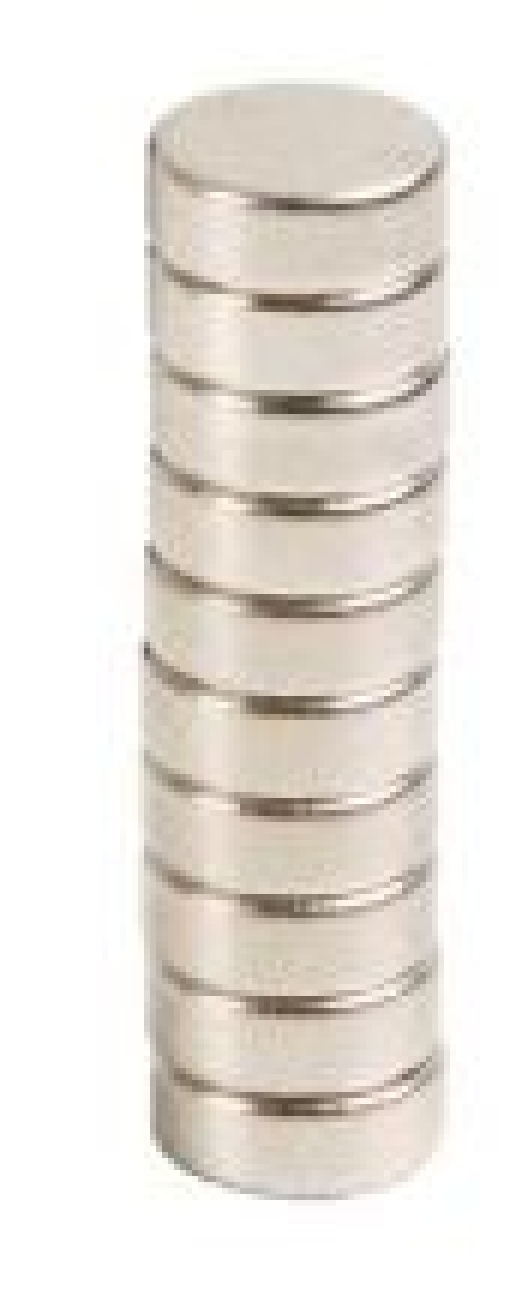 Magnéticos Metalicos 08x3mm (Neodímio) Cx.10un