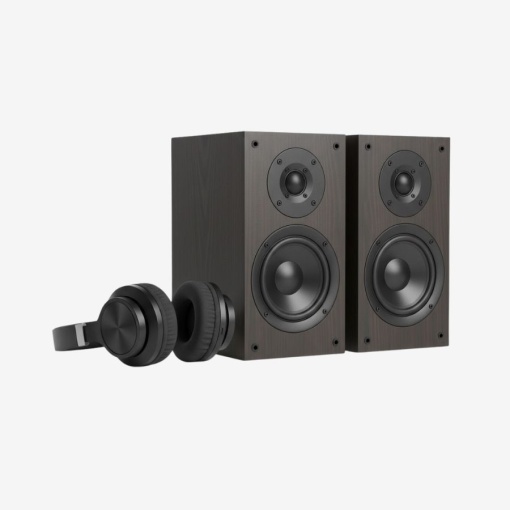 Colunas e Auriculares