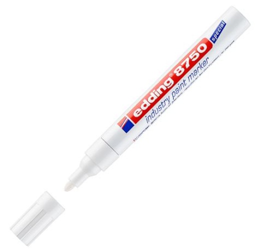 Marcador Edding 8750 Branco