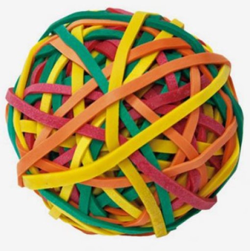 Elasticos Plus Office 105gr Cores Sortidas