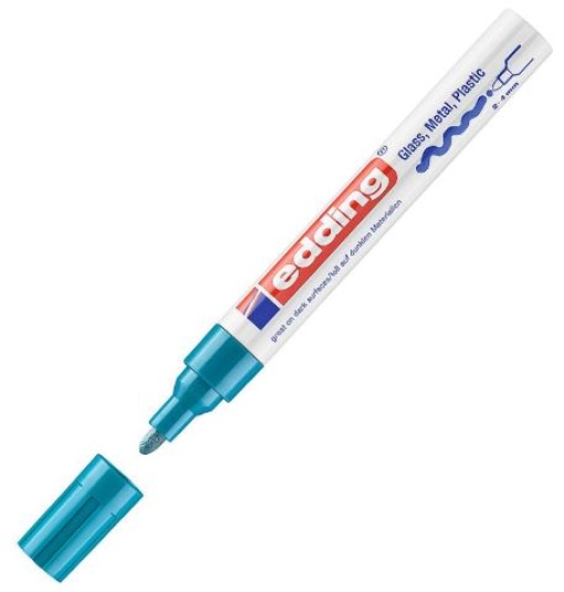Marcador Edding 750 Azul Claro
