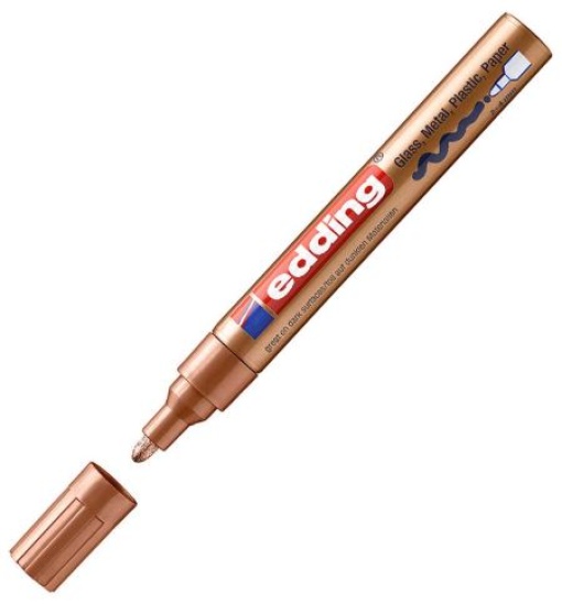 Marcador Edding 750 Cobre
