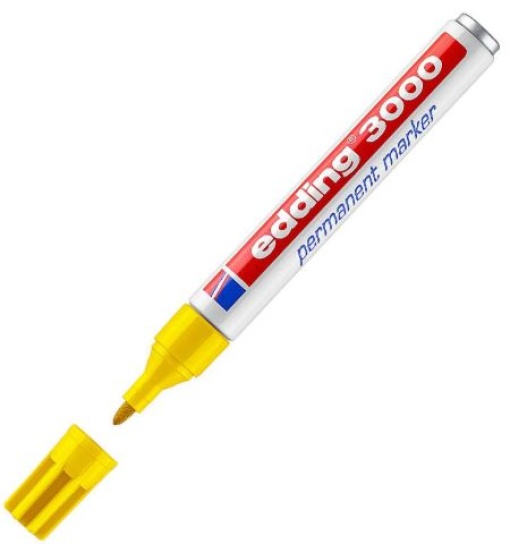 Marcador Edding 3000 Amarelo
