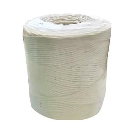 Rolo Corda Rafia Sintetica Branca Novelo C/1Kg