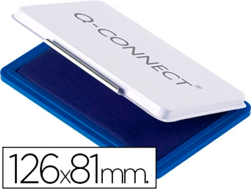 Almofada Para Carimbo Q-Connect 126x81mm Azul (KF15438)