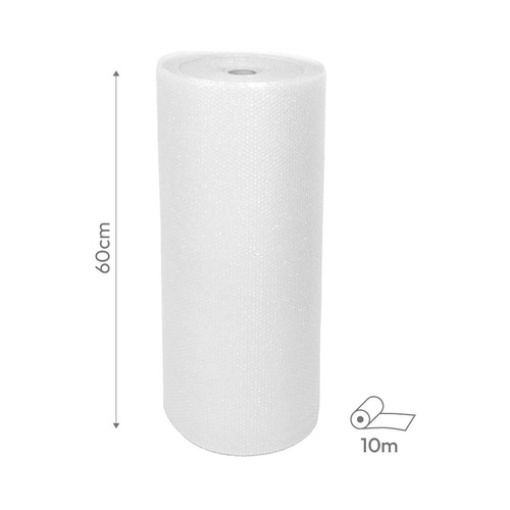 Rolo Plastico Proteçao C/Bolha de Ar 60cmx10m (21258)