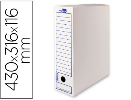 Caixa Arquivo Definitivo Liderpapel Formato Listagens Computador Branco (DF04)