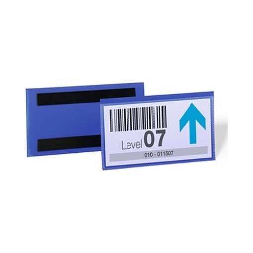 Bolsa Plastica Magnetica Durable 150x67mm C/Janela Azul Emb.50un (1742-07)