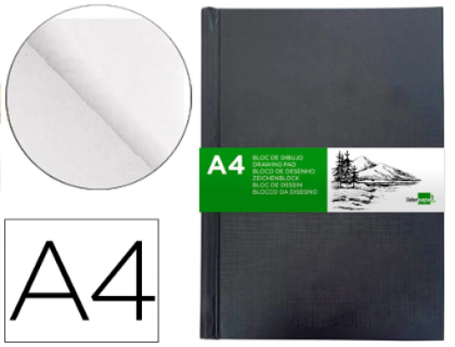 Diario Grafico Encadernado Liderpapel A4 210x297mm 100Fls Preto (DL11)