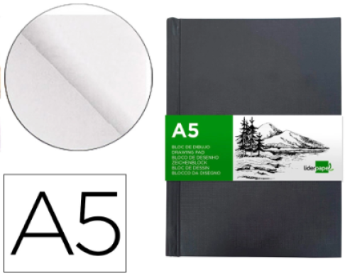 Diario Grafico Encadernado Liderpapel A5 210x148mm 100Fls Preto (DL12)