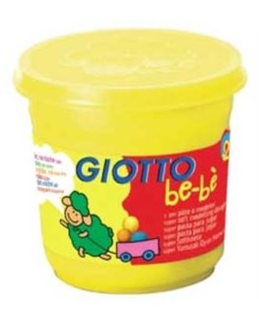Pasta Modelar Giotto Be-Be 220gr Amarelo