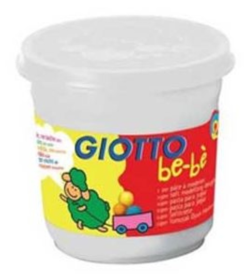Pasta Modelar Giotto Be-Be 220gr Branco