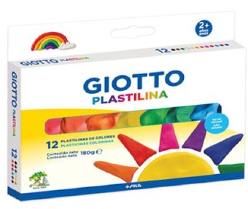 Plasticina Giotto 12x15gr 12 Cores