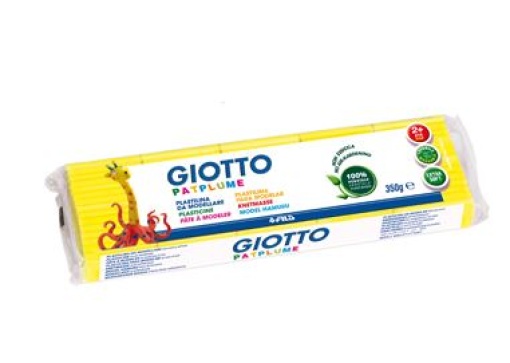 Plasticina Giotto Patplume 350gr Amarela