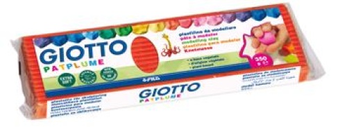Plasticina Giotto Patplume 350gr Vermelho
