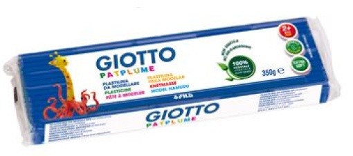 Plasticina Giotto Patplume 350gr Azul Escuro