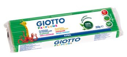 Plasticina Giotto Patplume 350gr Verde Claro