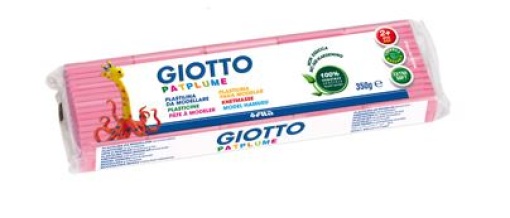 Plasticina Giotto Patplume 350gr Rosa