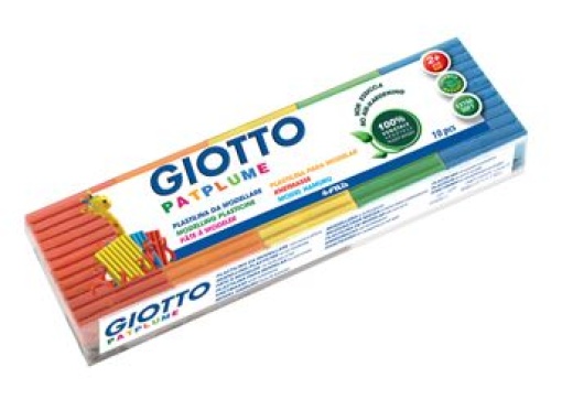 Plasticina Giotto Patplume Conjunto Sortido 10x50gr