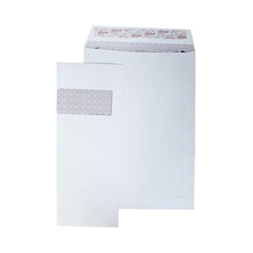 Envelope Saco Neutral C4 Branco 229x324mm C/Janela Tira de Silicone Cx.250un