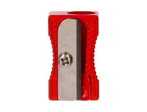 Afia Lapis Liderpapel Metal Simples Vermelho (SA15)