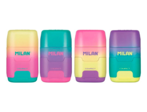 Afia Lapis Milan Compact Sunset Plastico 2 Usos Com Borracha Cores Sortidas (4721116)