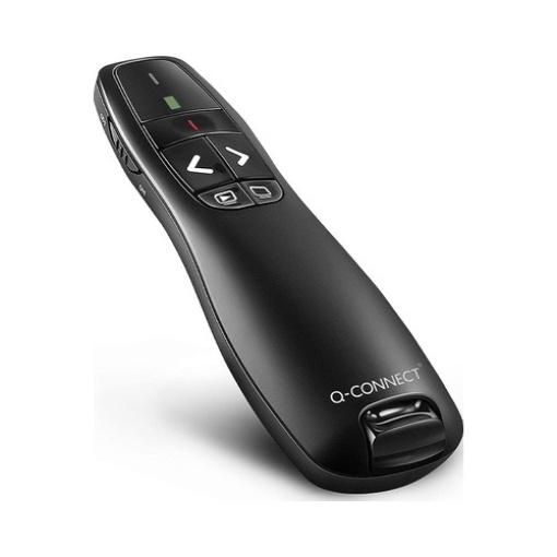 Ponteiro Laser Q-Connect Para Apresentacoes 5 Botoes Alcance 20m Micro USB (KF11029)