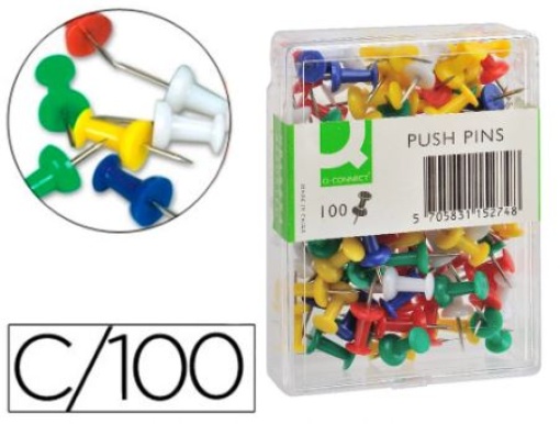 Sinalizador de Planos Q-Connect Cores Sortidas Cx.100un (KF15274)