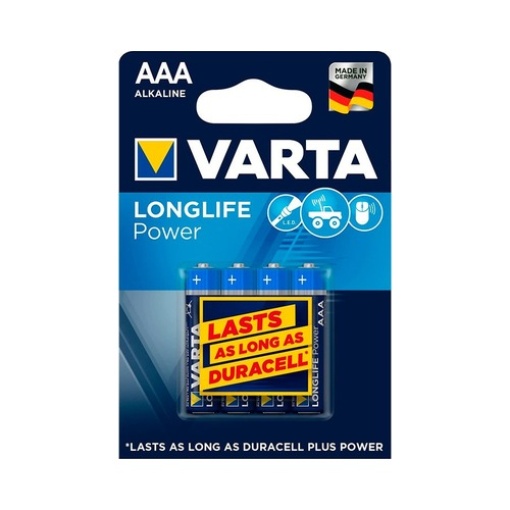 Pilha Alcalina Varta Longlife LR03 AAA (Blister 4uni) 