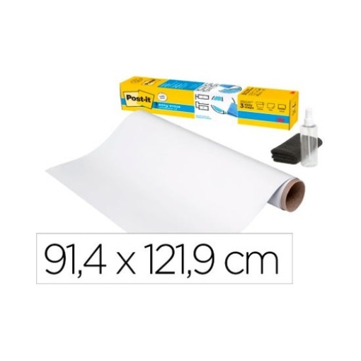Quadro Branco Post-it Super Sticky Flex Rolo Adesivo Removivel 91,4x121,9cm