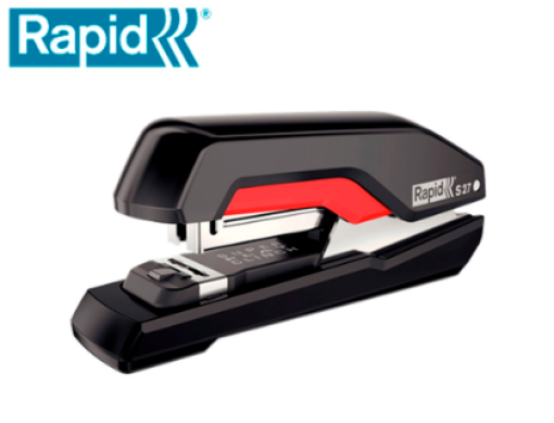 Agrafador Rapid S27 FullStrip Plastico Cap.30fls (24/6-26/6) Preto/Vermelho (5000541)