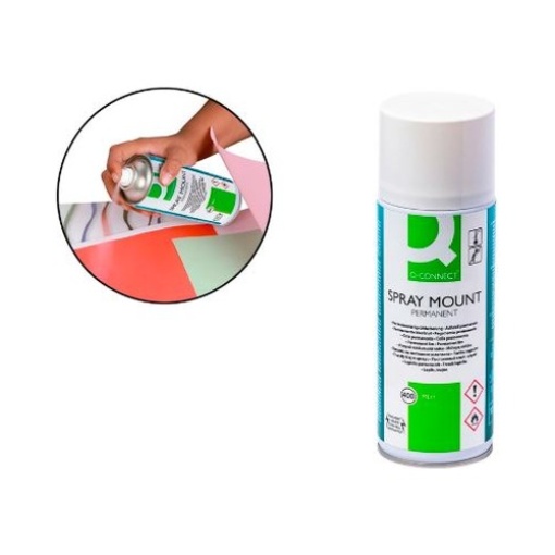 Cola Spay Q-Connect Adesivo Permanente 400ml (KF11026)