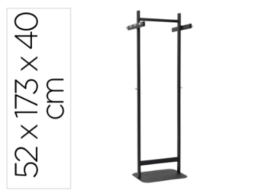 Cabide Maul Salsa Metalico 8 Suportes Preto 520x1730x400mm(9407890)