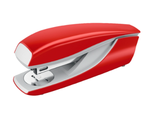 Agrafador Petrus 635 Wow Cap.30fls (22/6-24/6-26/6) Vermelho Metalizado (623372)