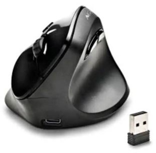 Rato Wireless NGS Evo Ergonomico Vertical Preto (EVOMOKSHA)