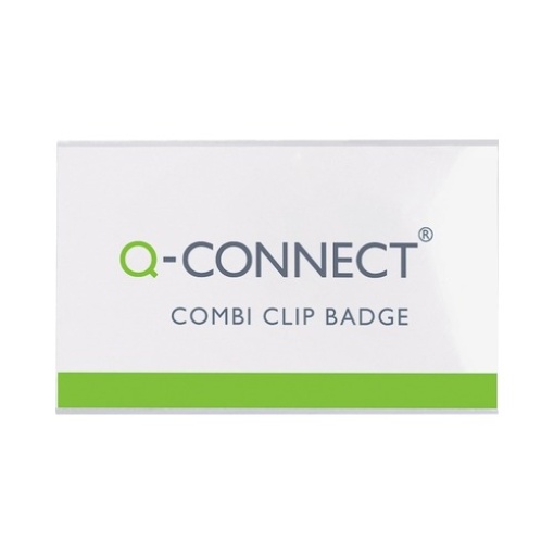 Identificador Q-Connect Com Mola e Alfinete 54x90mm (KF01567)